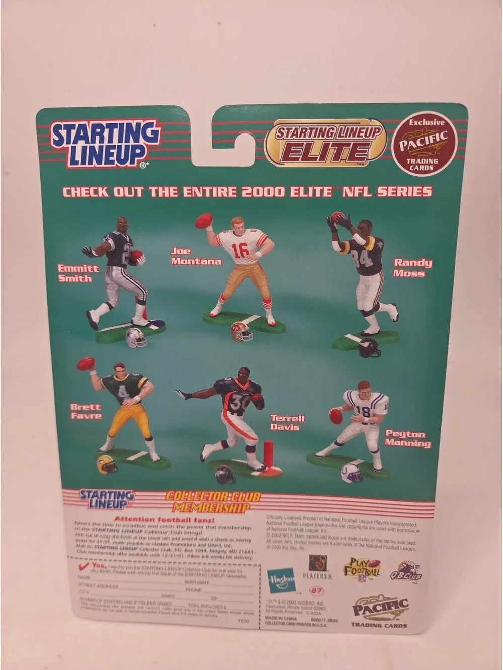 2000 Starting Lineup Elite Emmitt Smith Dallas Cowboys NIB Mint Condition